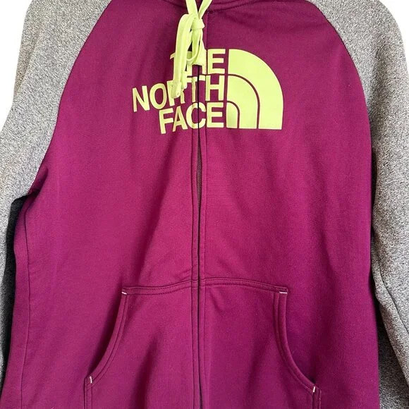 The North Face NWOT fleece lined zipper hoodie Sz L - Picture 4 of 5